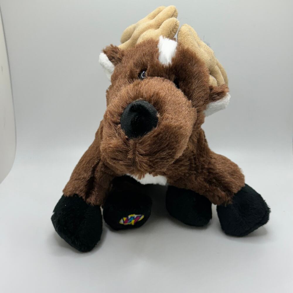 Ganz - Webkinz  -HM137 Reindeer - No Code/Tag - Stuffed Animal - Holiday Plushie